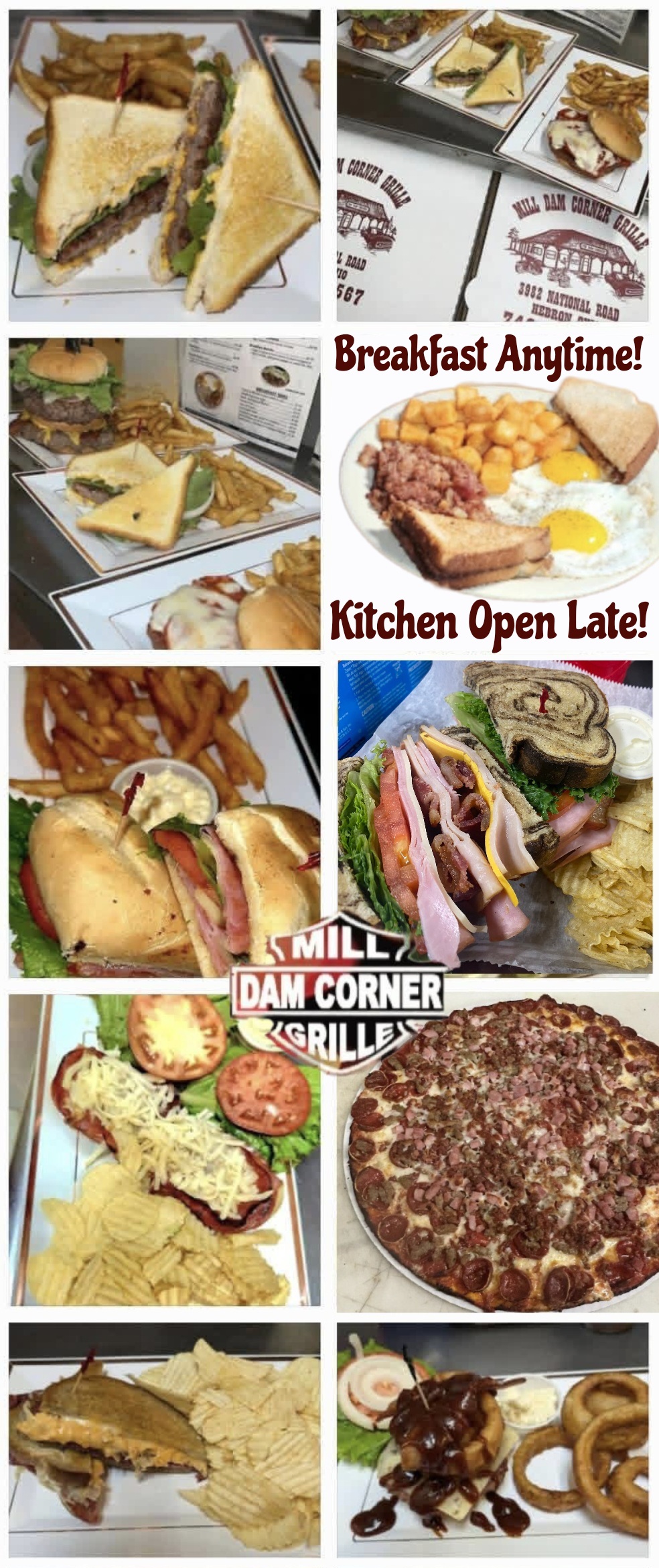 Mill Dam Corner Grille live menu image - menu 032