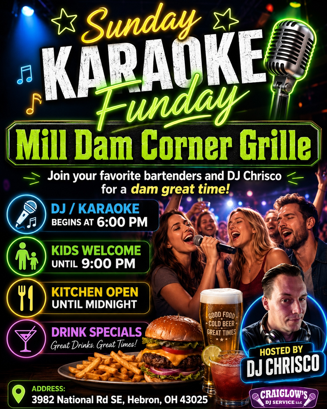 Mill Dam Corner Grille special - Sunday 006