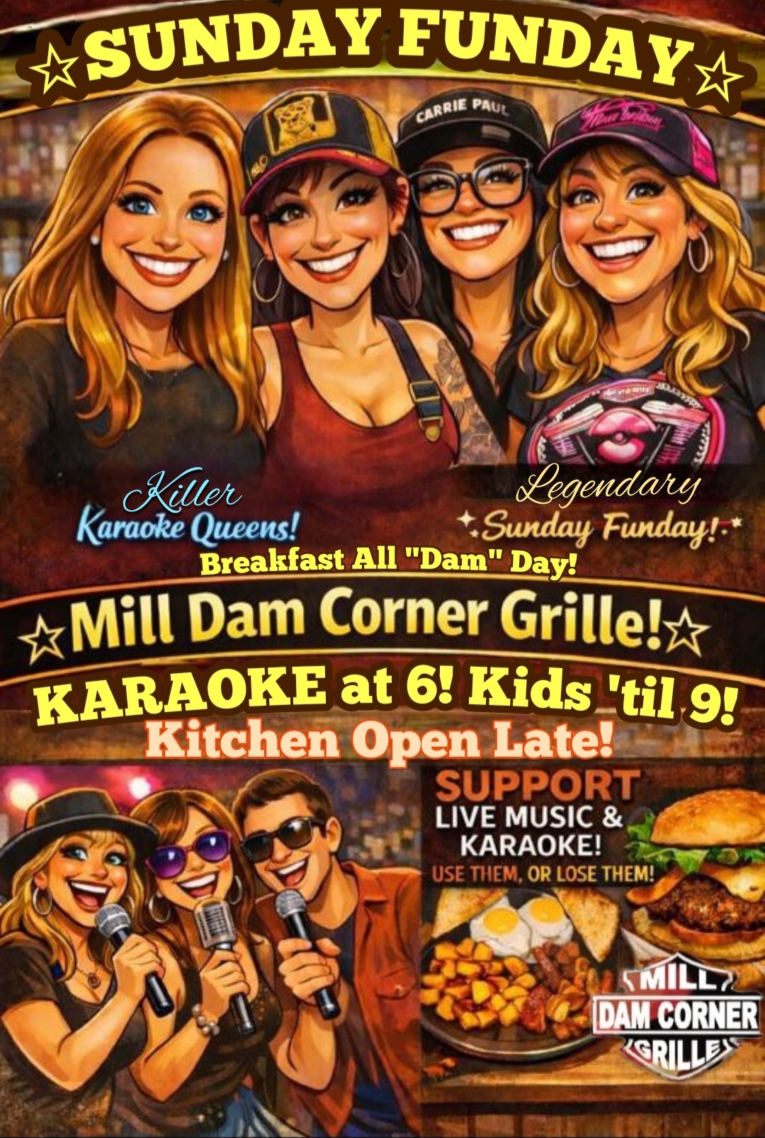 Mill Dam Corner Grille special - Sunday 010